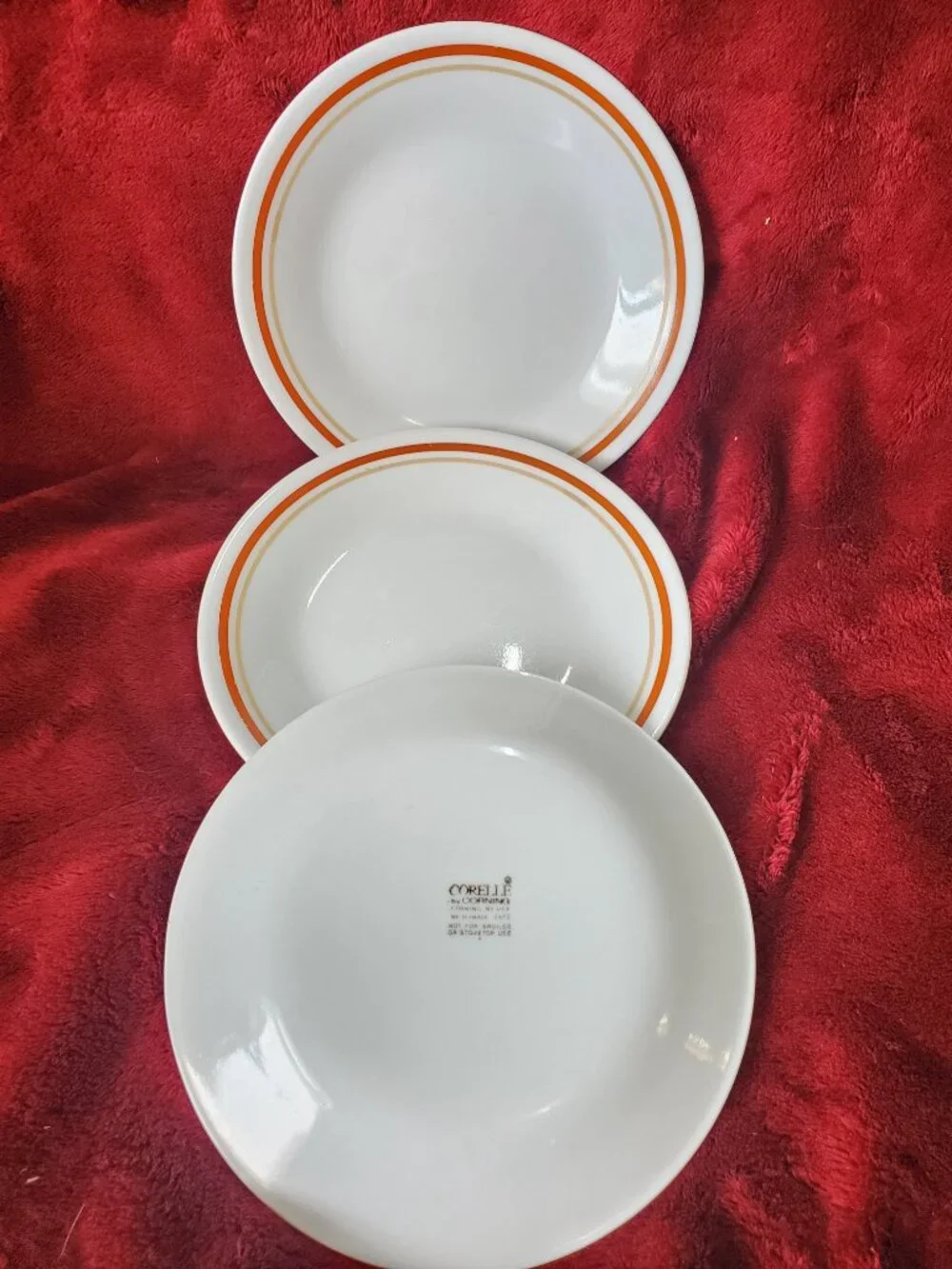 Corelle Corning Cinnamon Chesnut Vintage Dessert Appetizer Plate 6.25